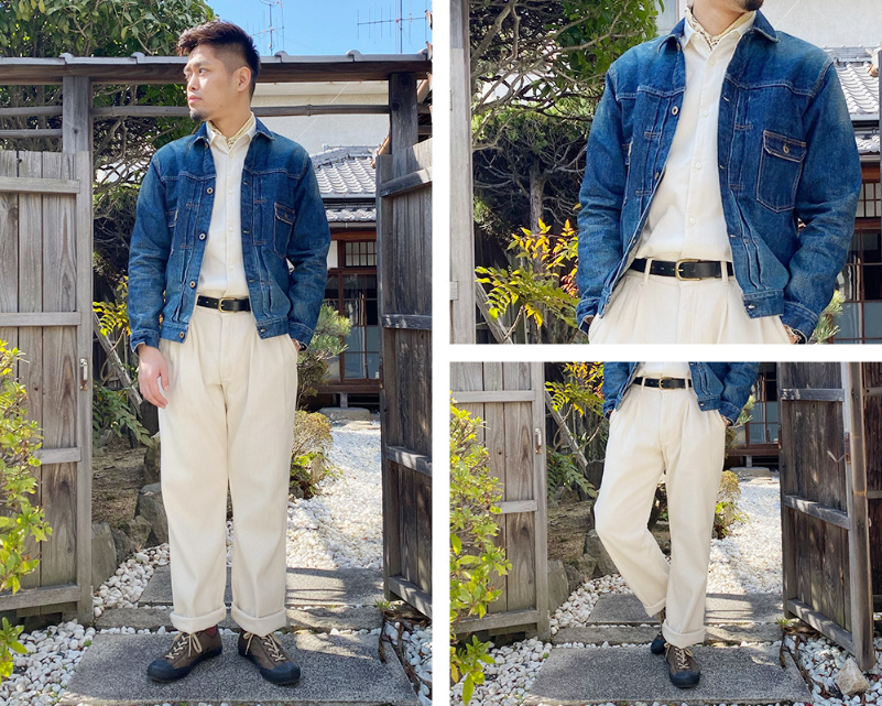 名作Japan BLUE jeans 刺し子 インディゴカバーオール ジャケット