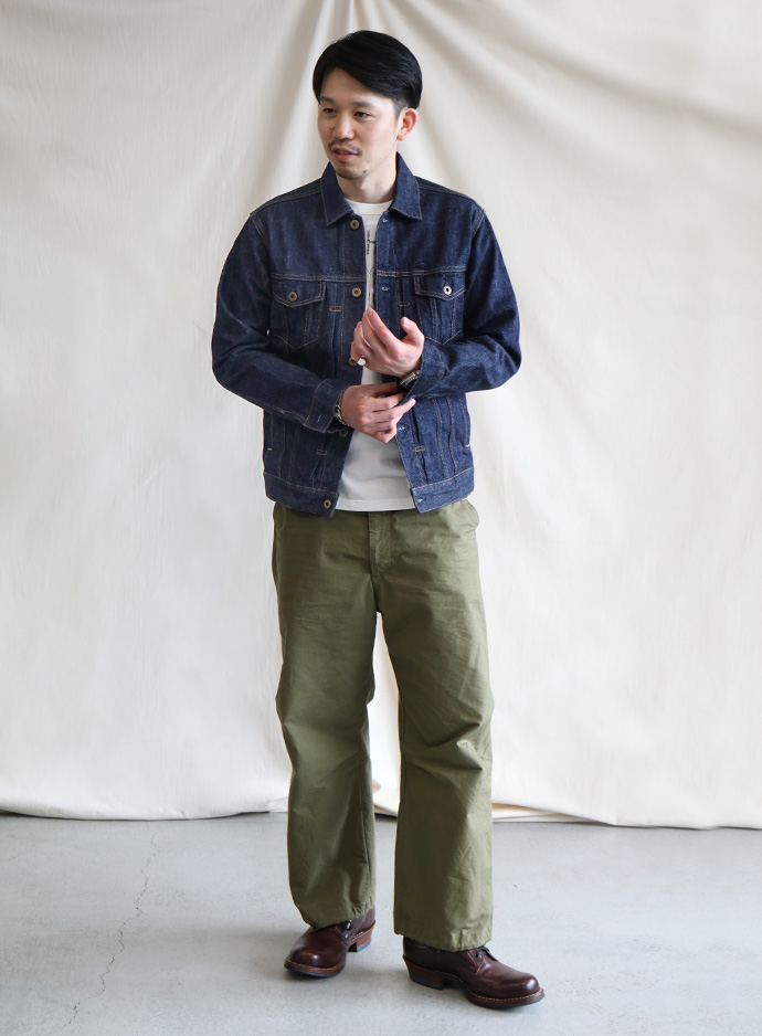 JAPAN BLUE JEANS J286071 NON CARGO PANTS スタイリング　全身