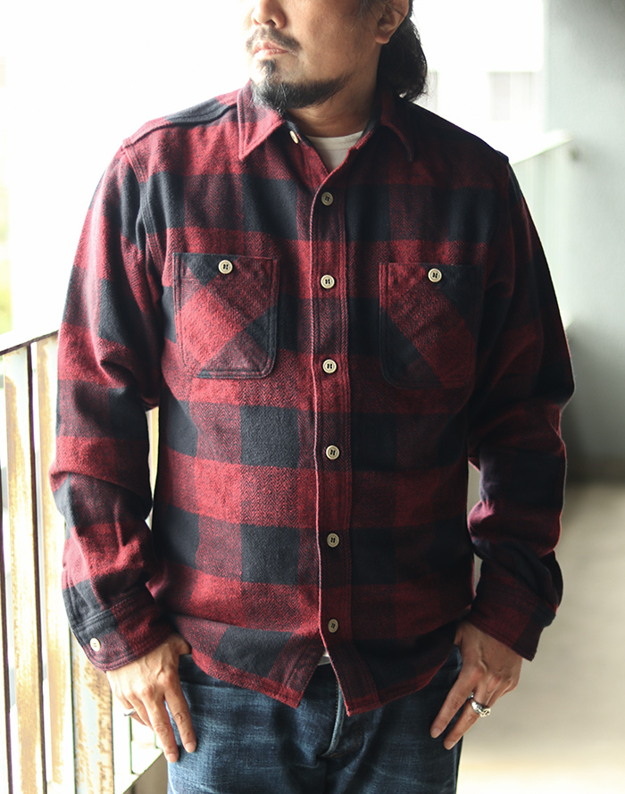 MOMOTARO JEANS Original Triple Twill Check Shirt | デニム