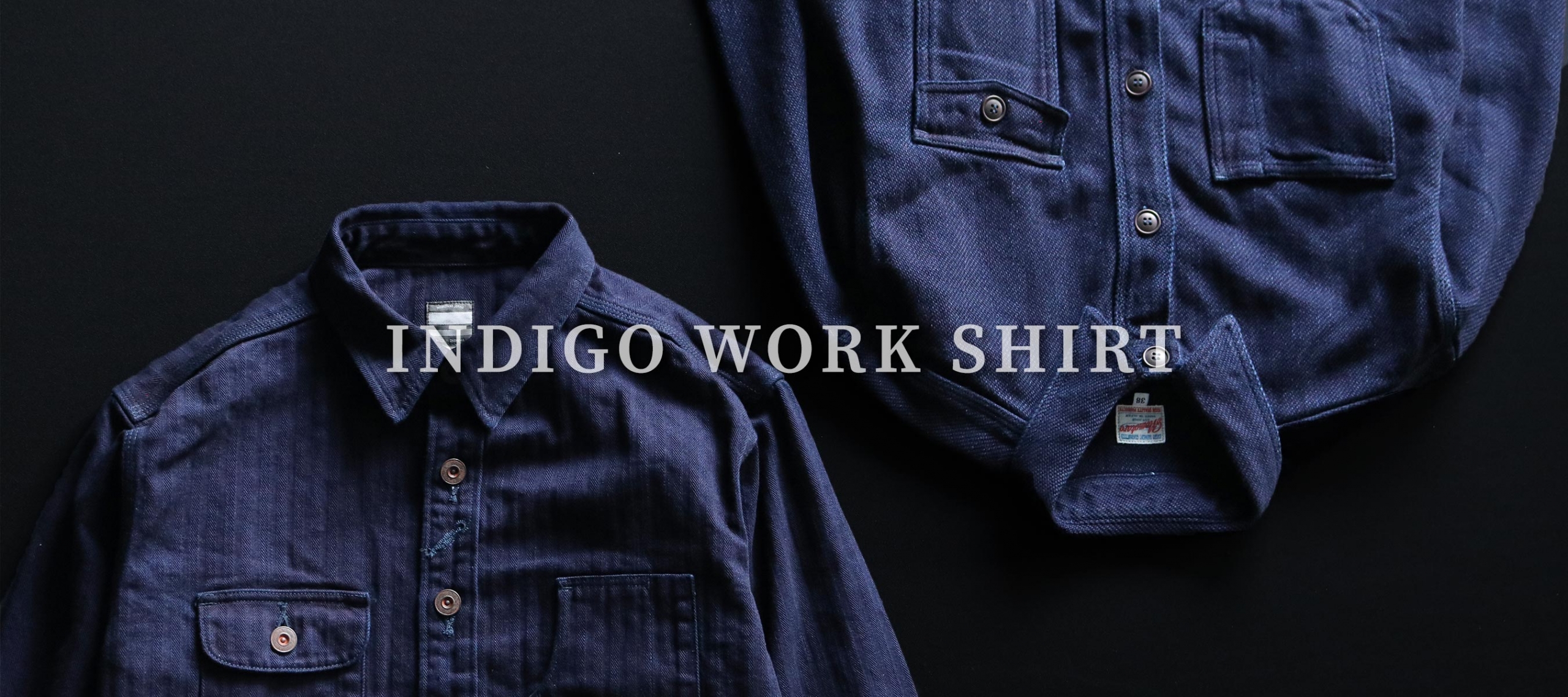 INDIGO WORK SHIRT | デニム研究所 by JAPAN BLUE オンラインショップ