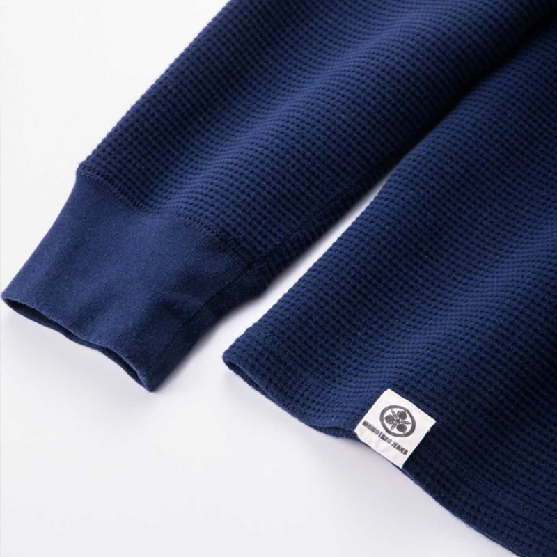 桃太郎ジーンズの07-079/GTB・サーマル長袖Ｔシャツ 厚みのあるサーマル生地の画像