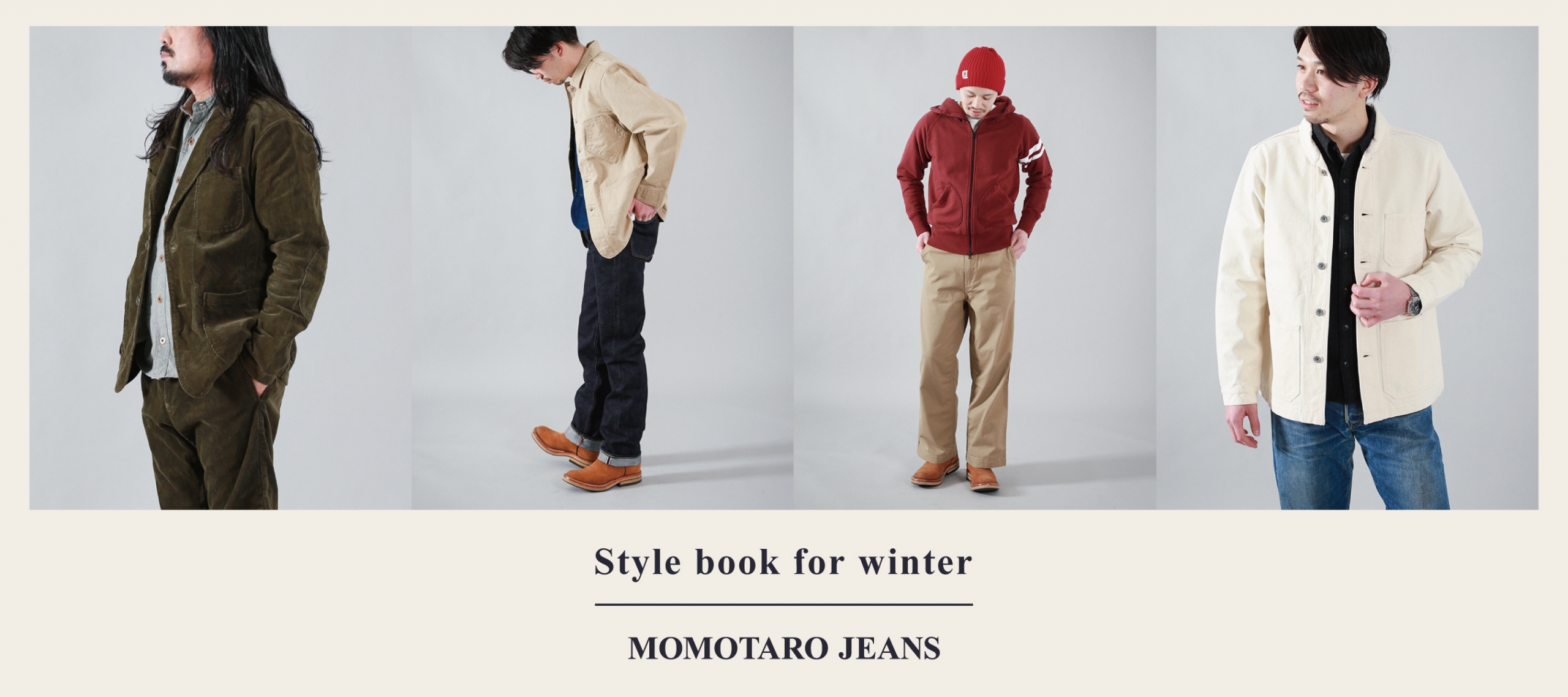 MOMOTARO JEANS -Style book for winter- PCpage