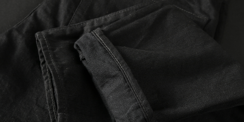 BLACK SELVEDGE JEANS FABRIC