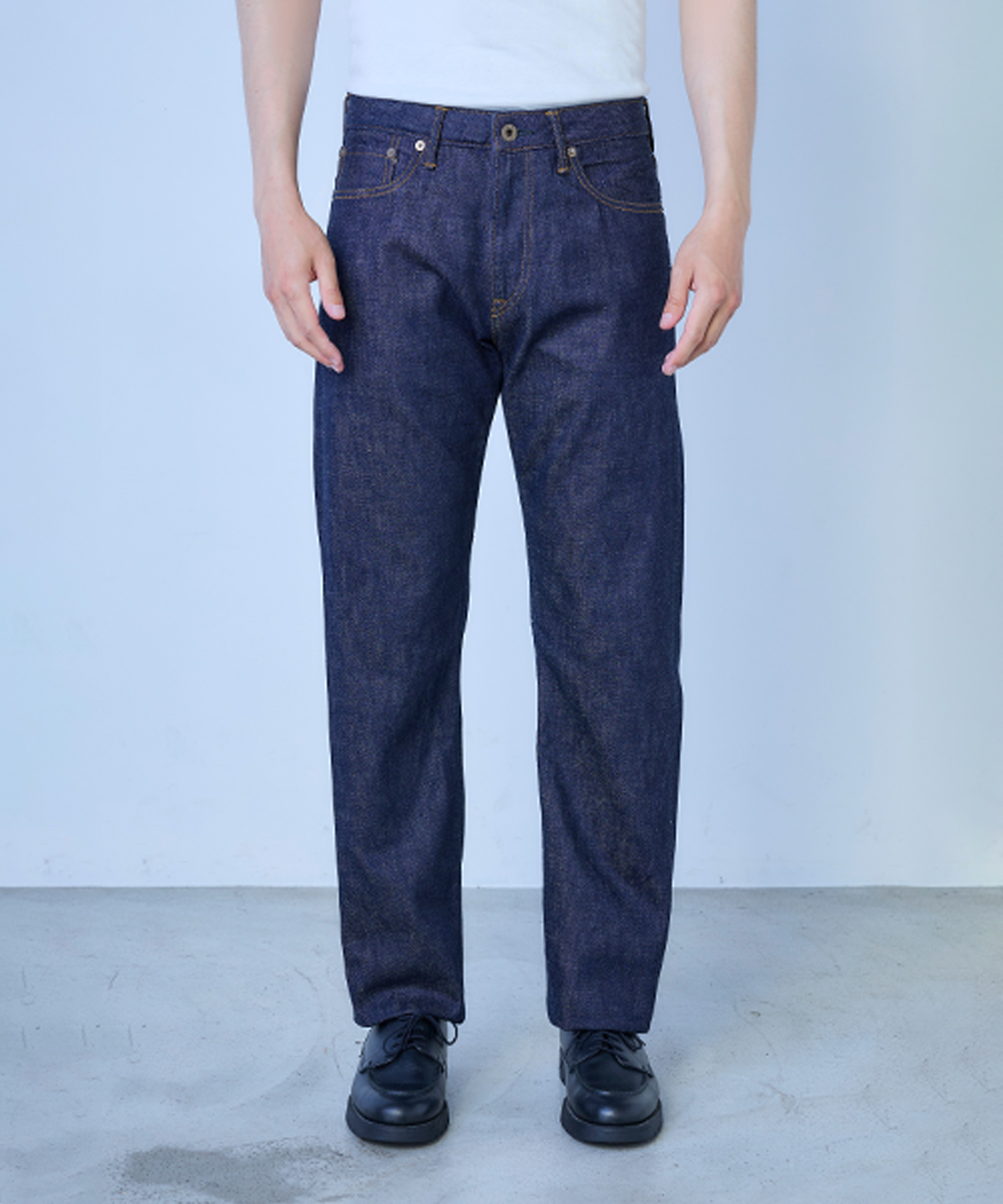 BLACK SELVEDGE JEANS STRAIGHT img01