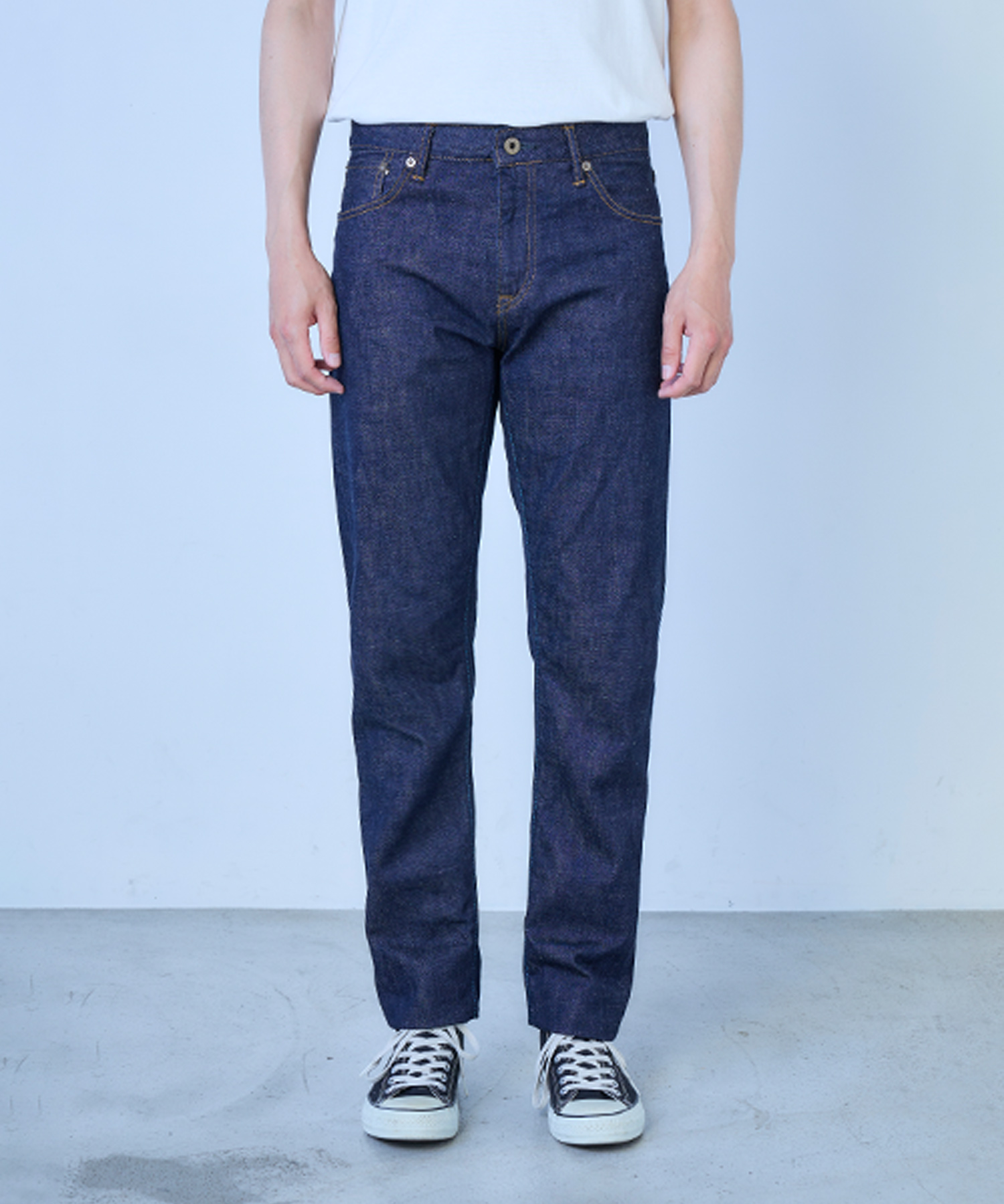 BLACK SELVEDGE JEANS STRAIGHT img01