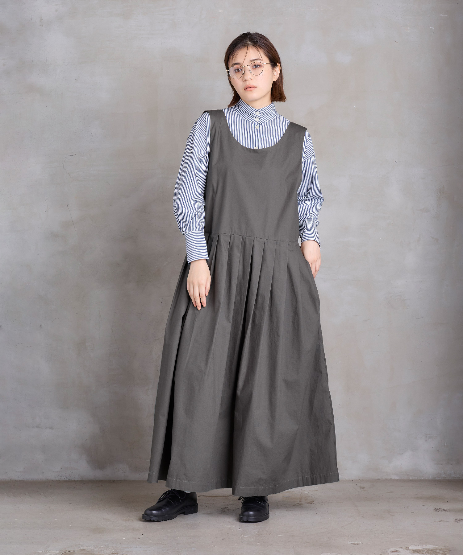 SETTO 23AW TUCK ONE-PIECE イメージ01
