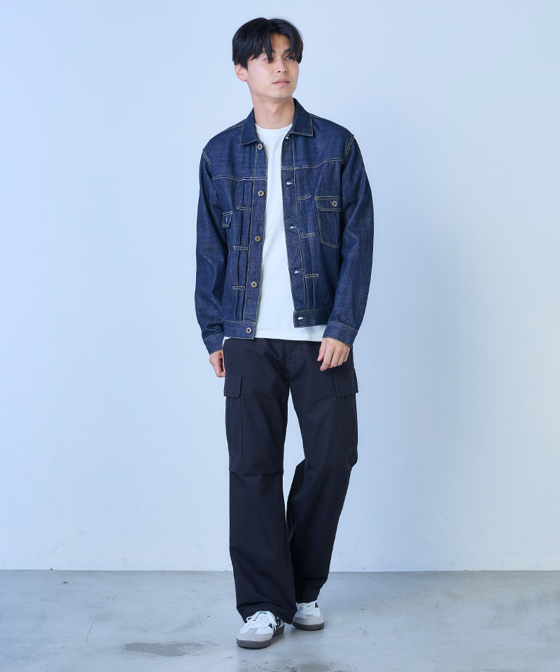 JAPAN BLUE JEANS MilitaryCollection リップストップ 着用イメージ04