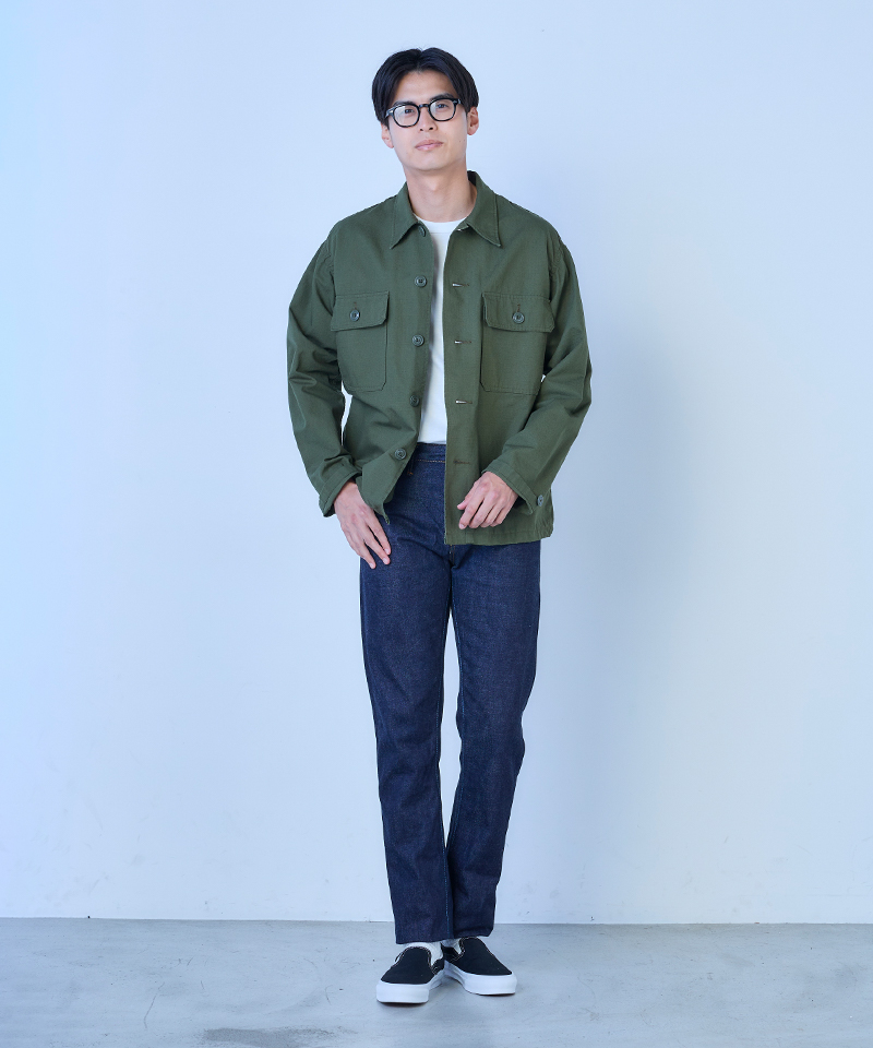 JAPAN BLUE JEANS MilitaryCollection リップストップ 着用イメージ07