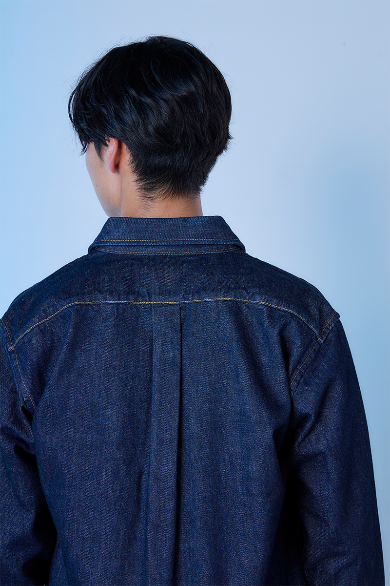 JAPAN BLUE JEANS 13oz Denim shirt　ID 着用イメージ02