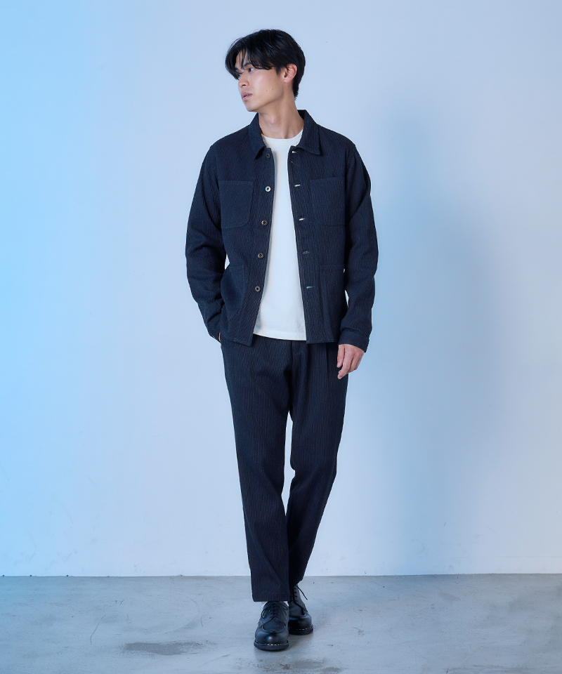 JAPAN BLUE JEANS 13oz Denim shirt　ID 着用イメージ02