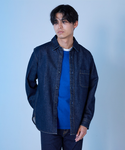 JAPAN BLUE JEANS 13oz Denim Shirt　JBLS10013A(ID)