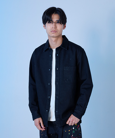 JAPAN BLUE JEANS 13oz Denim Shirt　JBLS10033A(BLK)