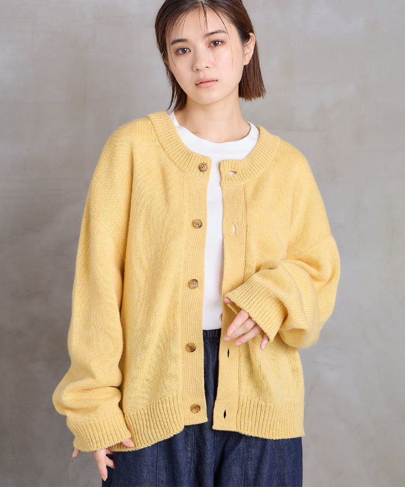 SETTO 23AW KNIT CARDIGAN 着用イメージ02