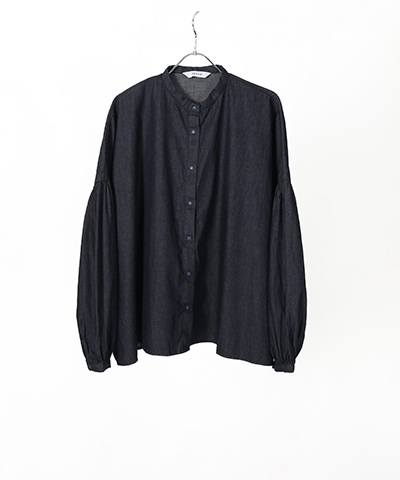 SETTO 23AW DENIM SNAP SHIRT