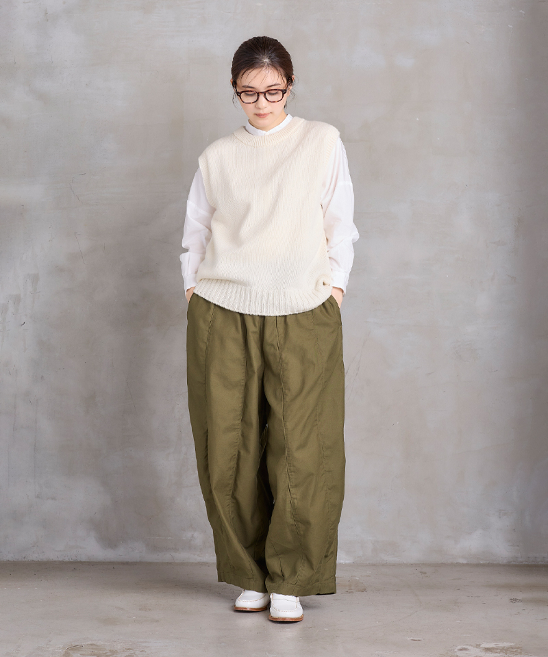 SETTO 23AW KNIT VEST 着用イメージ01