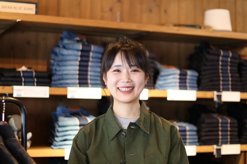 JAPAN BLUE JEANS児島店 蓮井店長