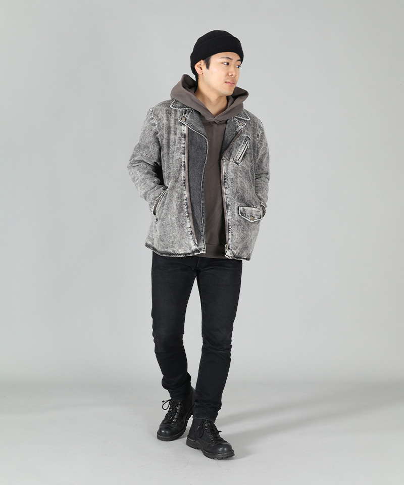 JAPAN BLUE JEANS  BLACK SELVEDGE JEANS 　J214 29in着用イメージ01