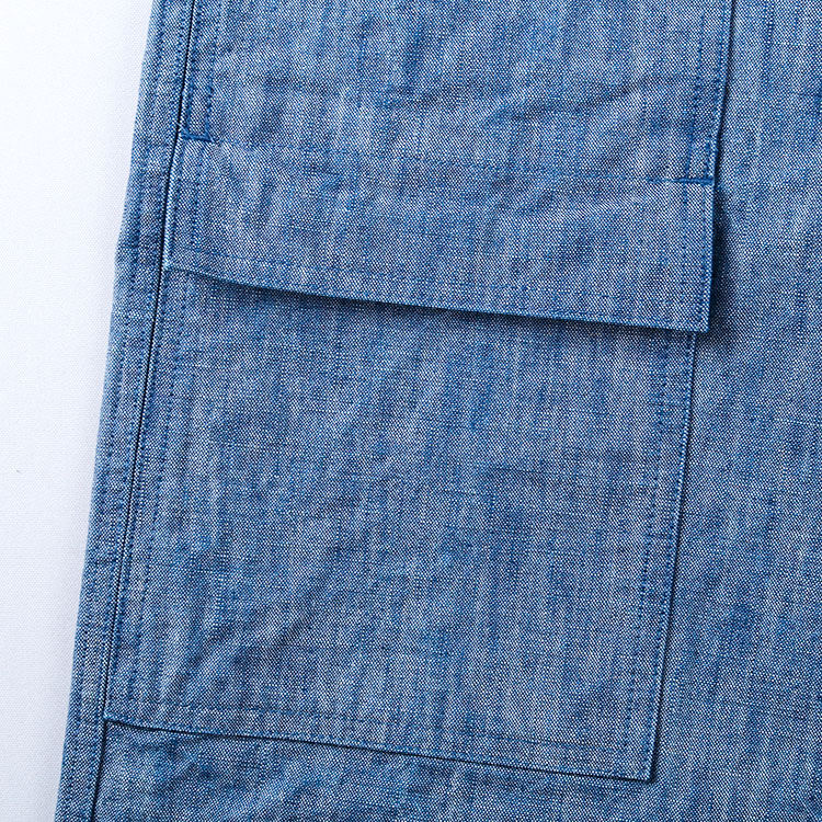 JAPAN BLUE JEANS 24SS 14oz Heavy Chambray Bush Pants ディテール写真