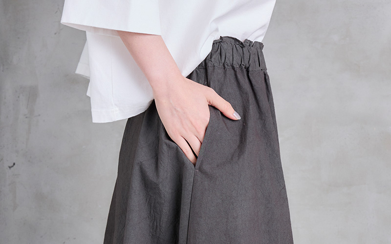 SETTO 24SS FARMS SKIRT 着用イメージ02