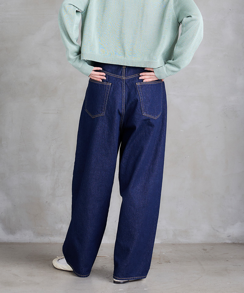 SETTO 11oz KNEE JEANS ID 着用イメージ04