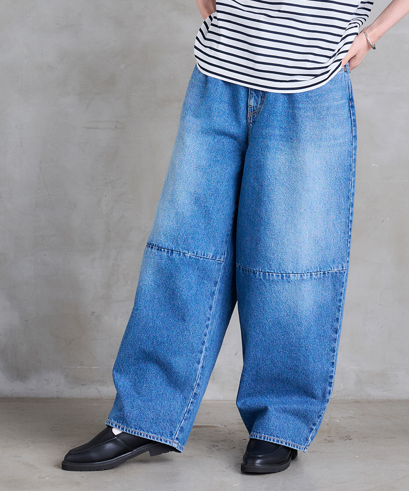 SETTO 11oz KNEE JEANS MID 着用イメージ02