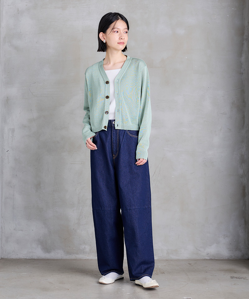 SETTO 11oz KNEE JEANS ID 着用イメージ01