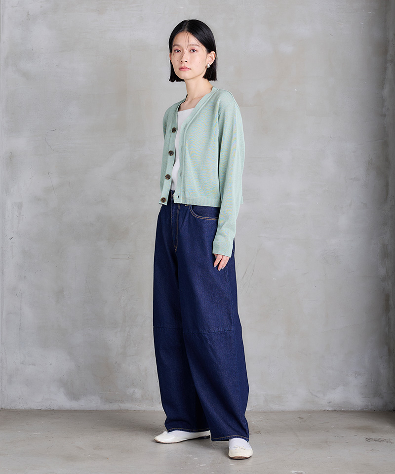 SETTO 11oz KNEE JEANS ID 着用イメージ05