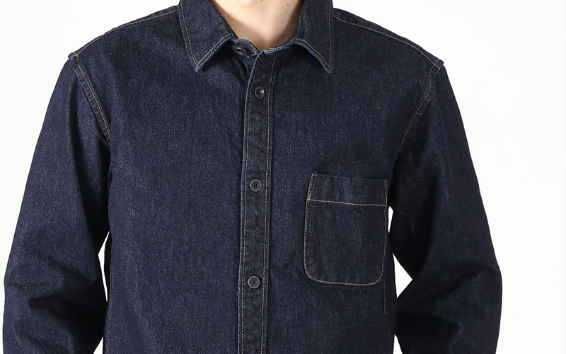 JAPAN BLUE JEANS 24SS 13oz denim ID Denim Shirt