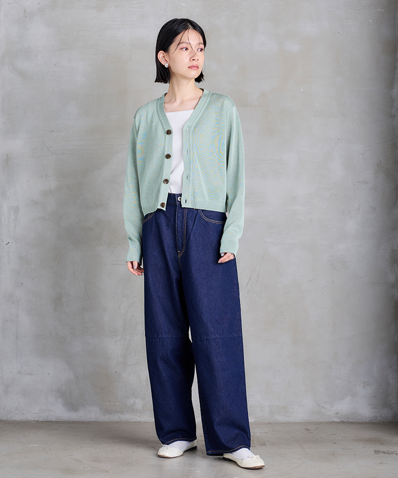 SETTO 24SS SHARI CARDIGAN 着用イメージ01