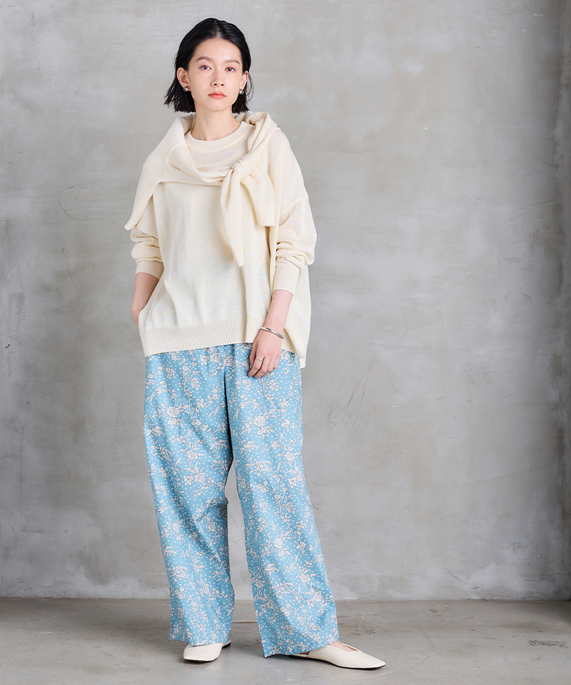 SETTO 24SS SHARI KNIT 着用イメージ01