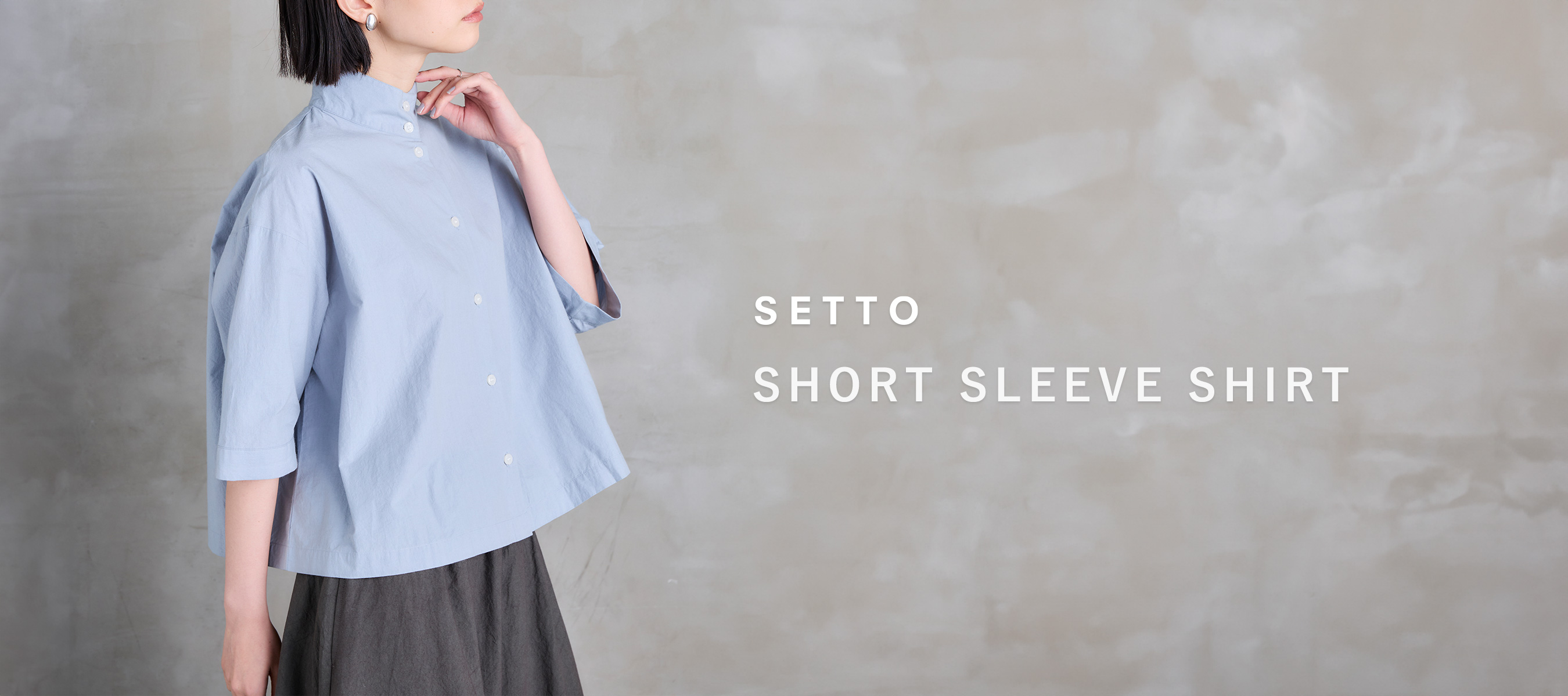 SETTO 24SS SHORT SLEEVE SHIRT
