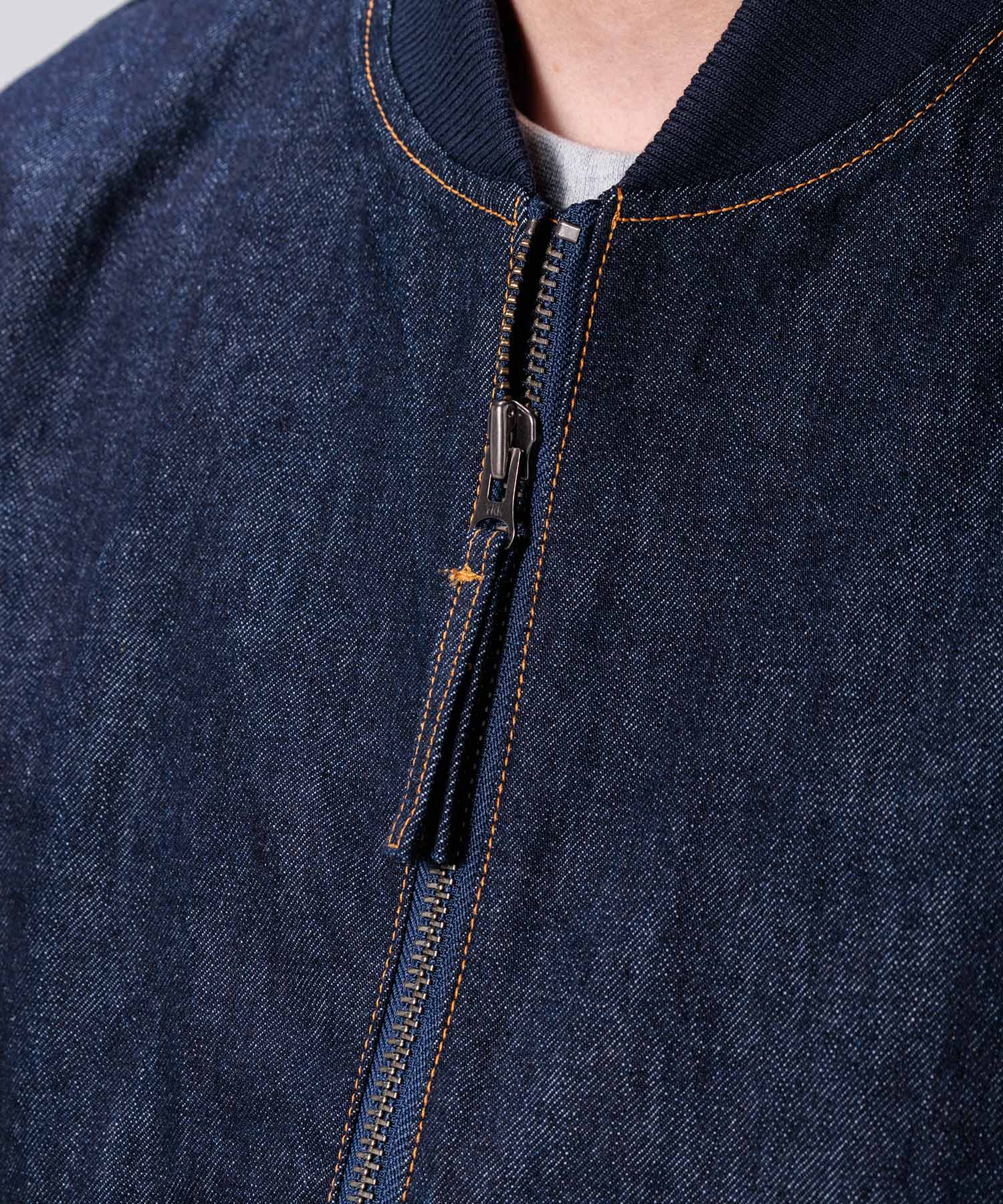 13oz Denim Bomber Jacket Styling Photo2