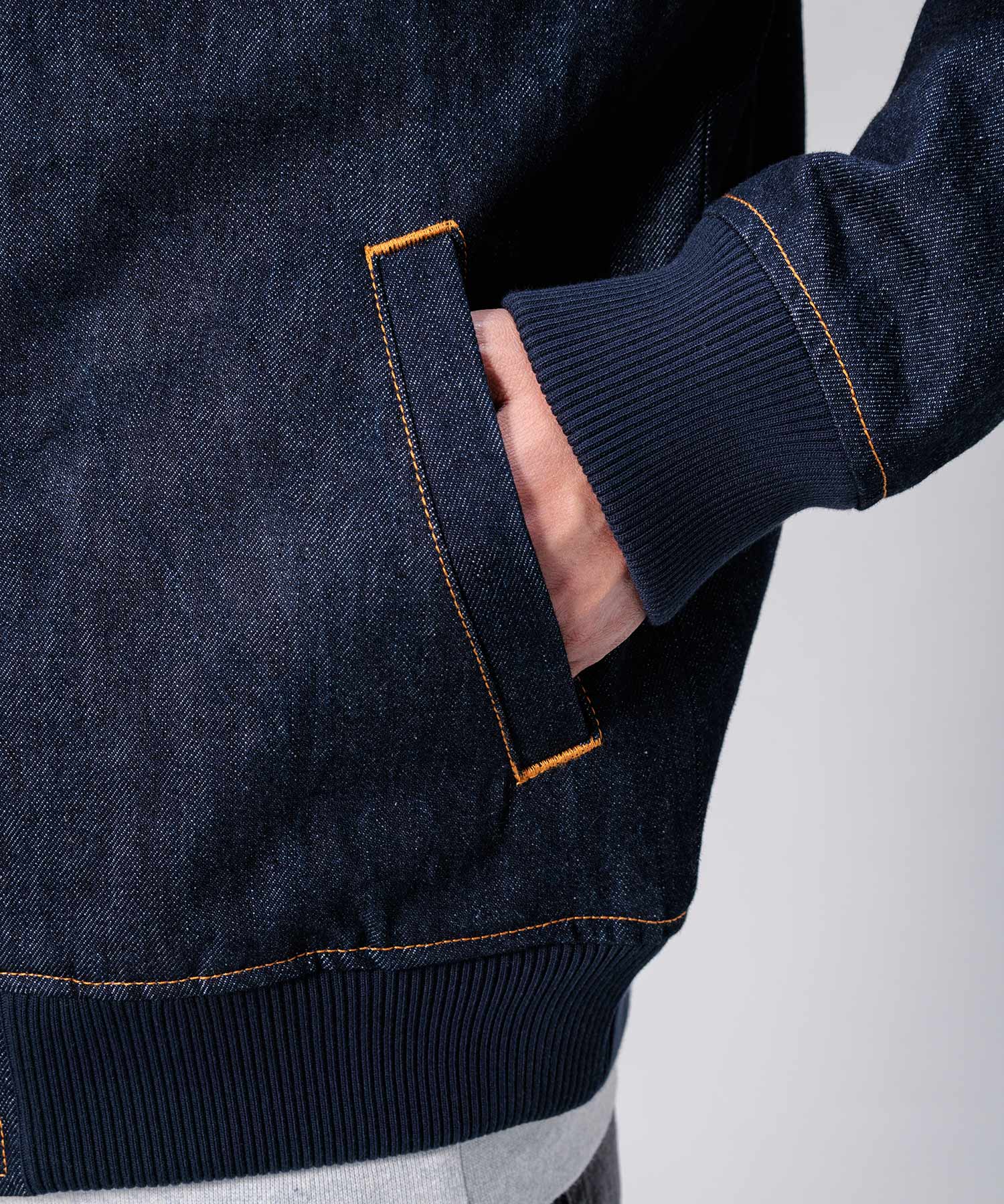 13oz Denim Bomber Jacket Styling Photo3