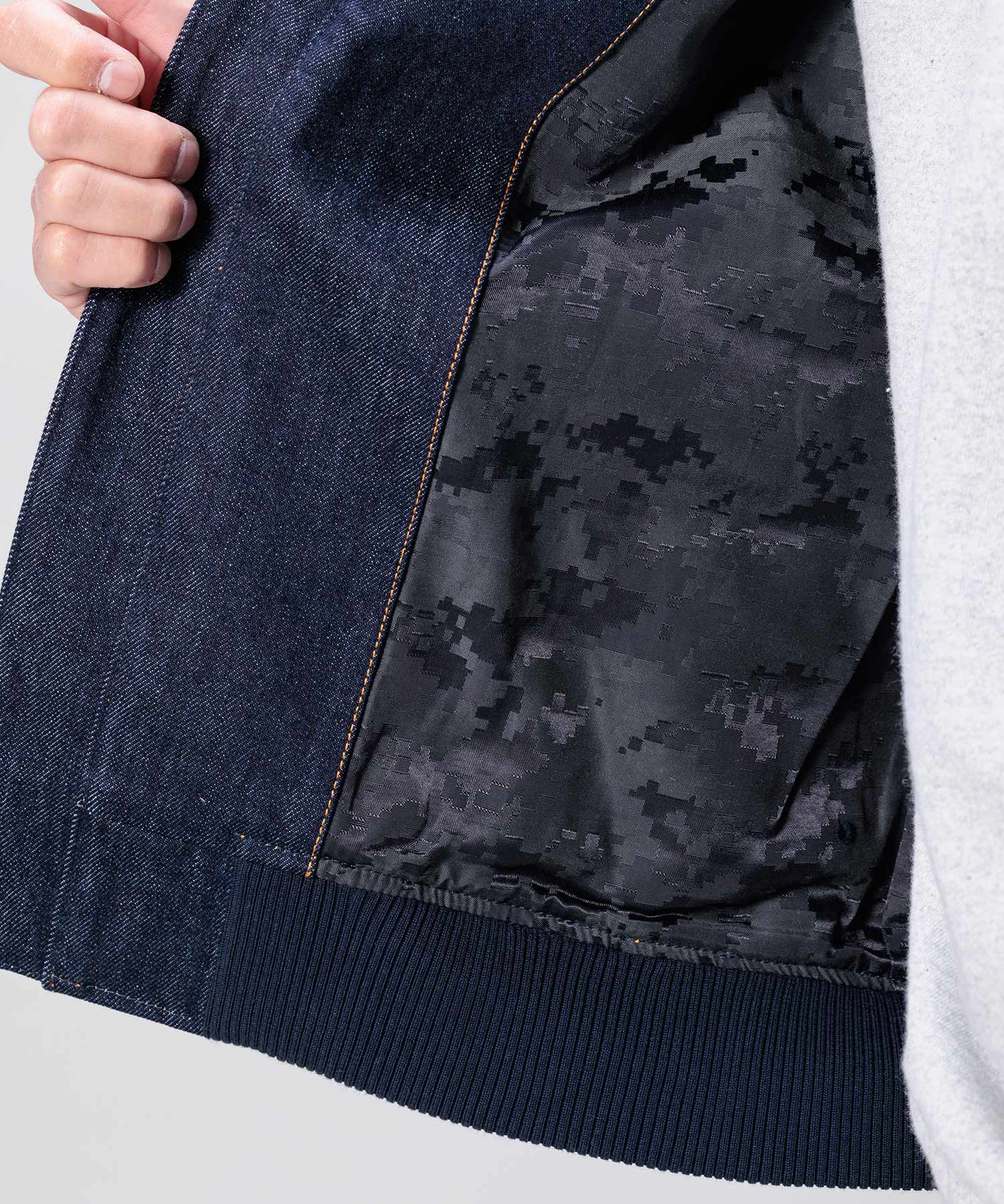 13oz Denim Bomber Jacket Styling Photo4