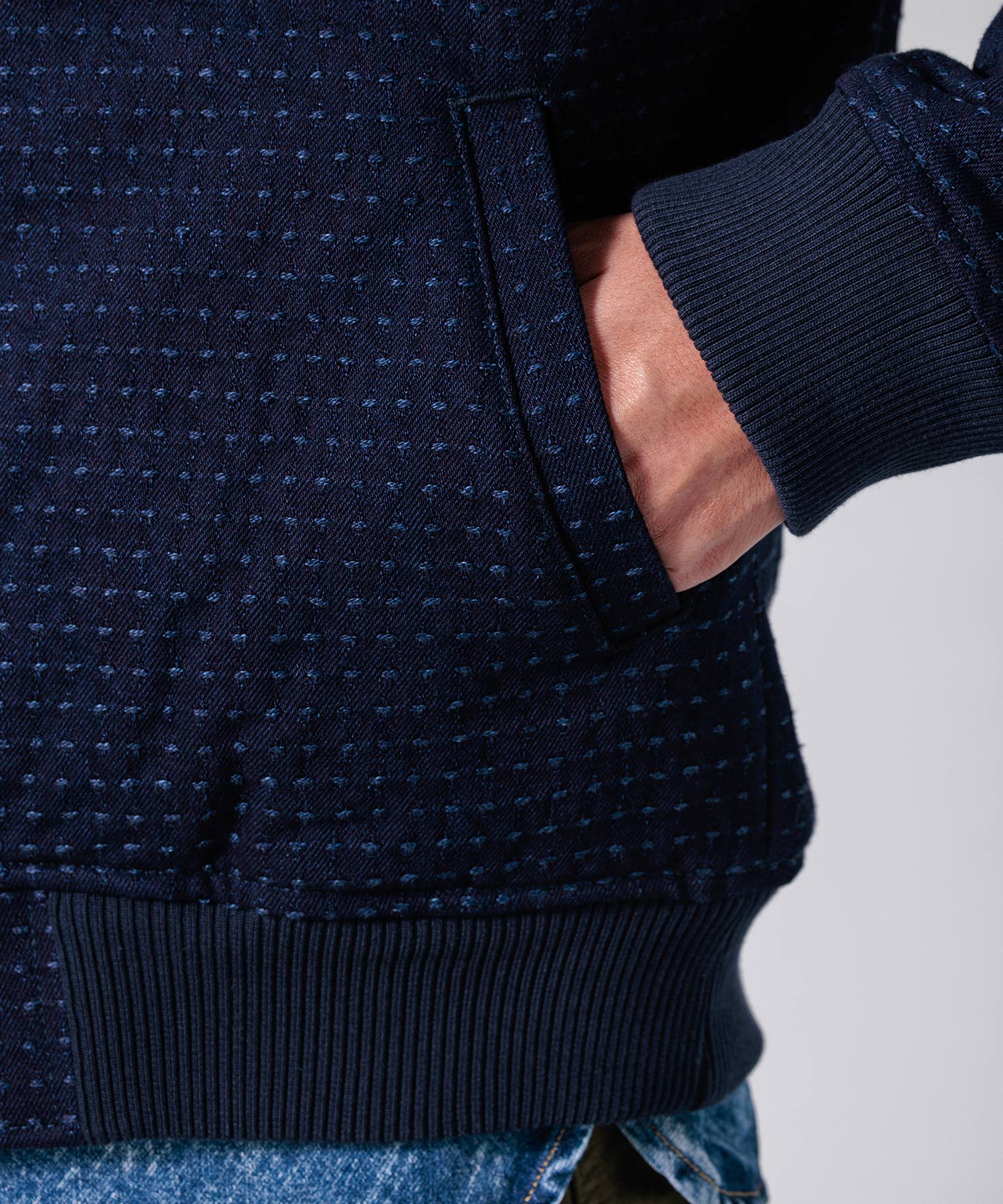 Sashiko Bomber Jacket Styling Photo3