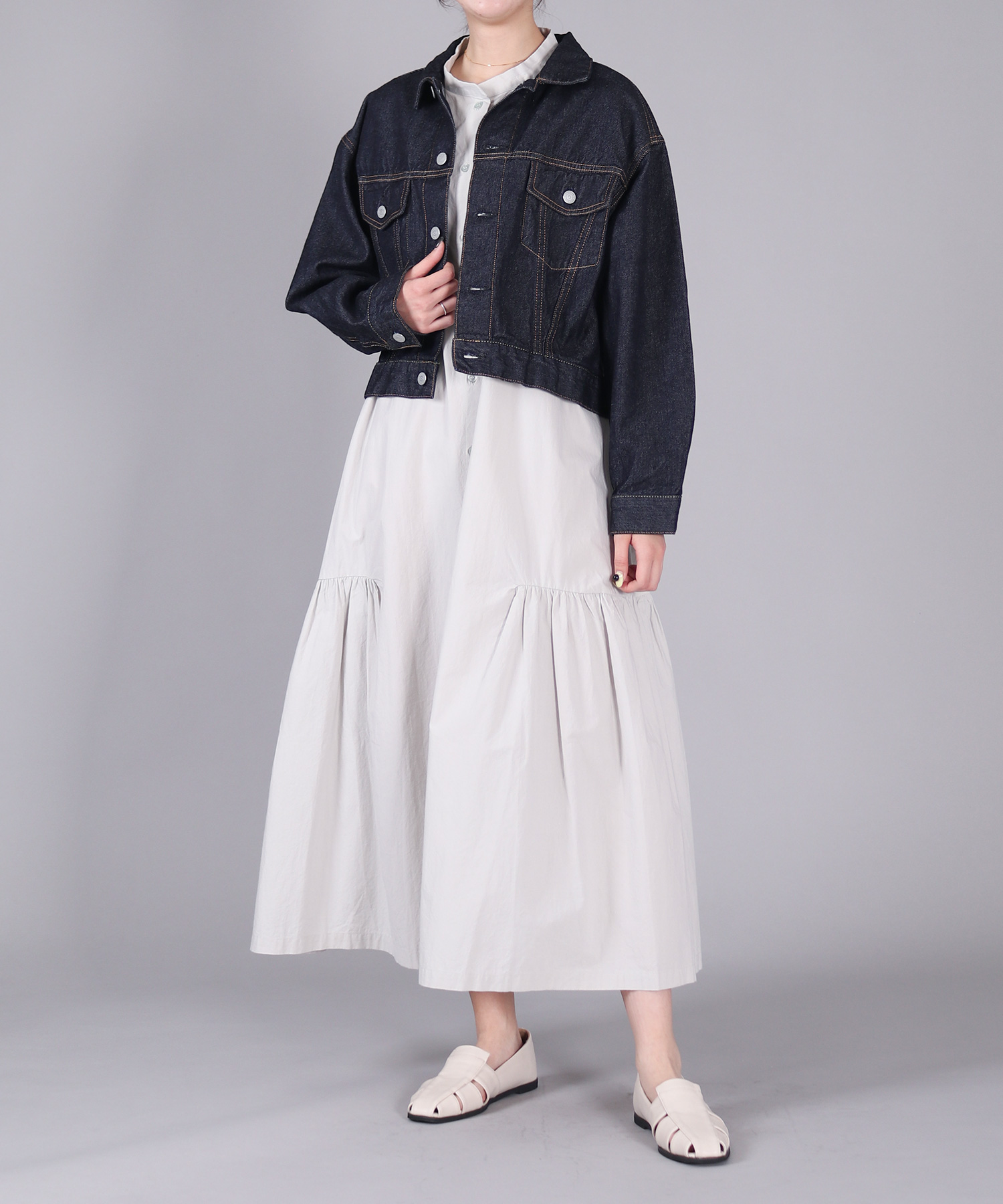 SIDE GATHER ONE-PIECE