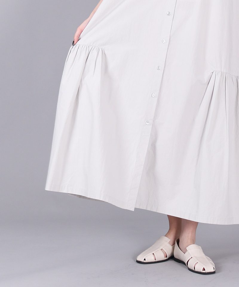 SIDE GATHER ONE-PIECE