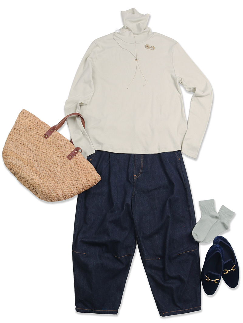 NAJA PANTSコーディネート