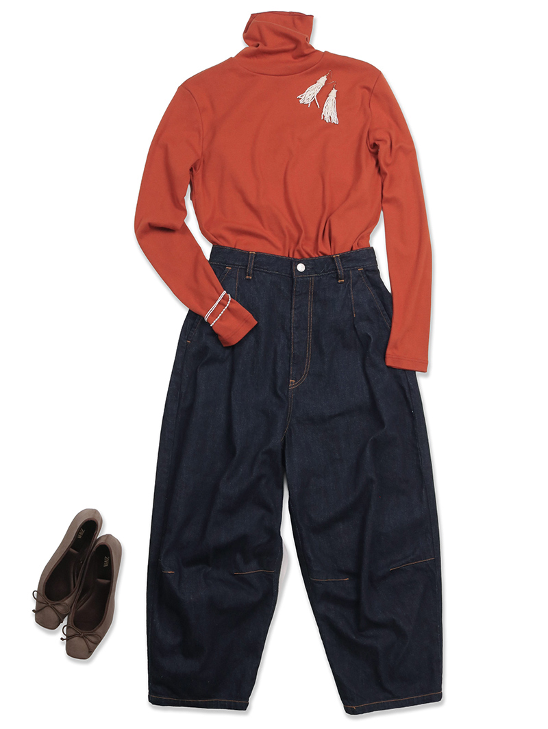 NAJA PANTSコーディネート