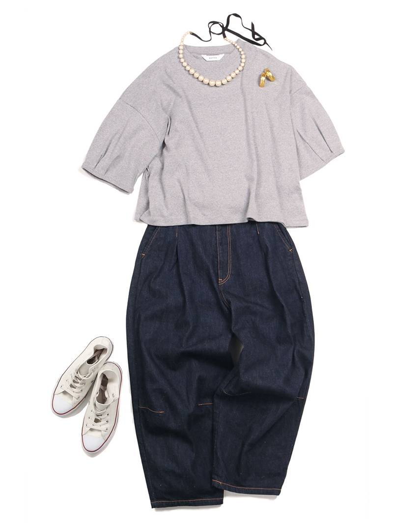 NAJA PANTSコーディネート