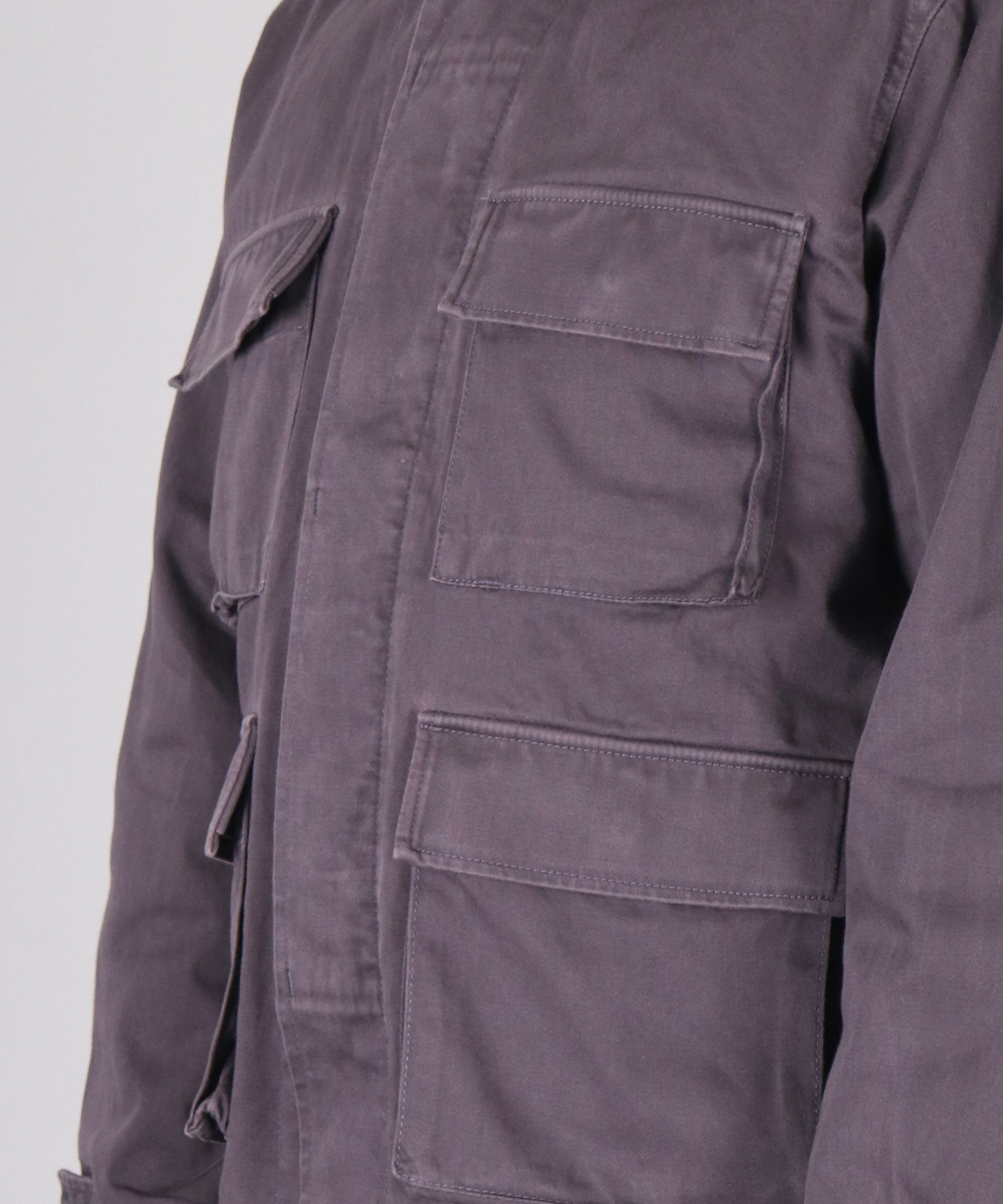Fatigue Jacket 硫化染めルーズサテン