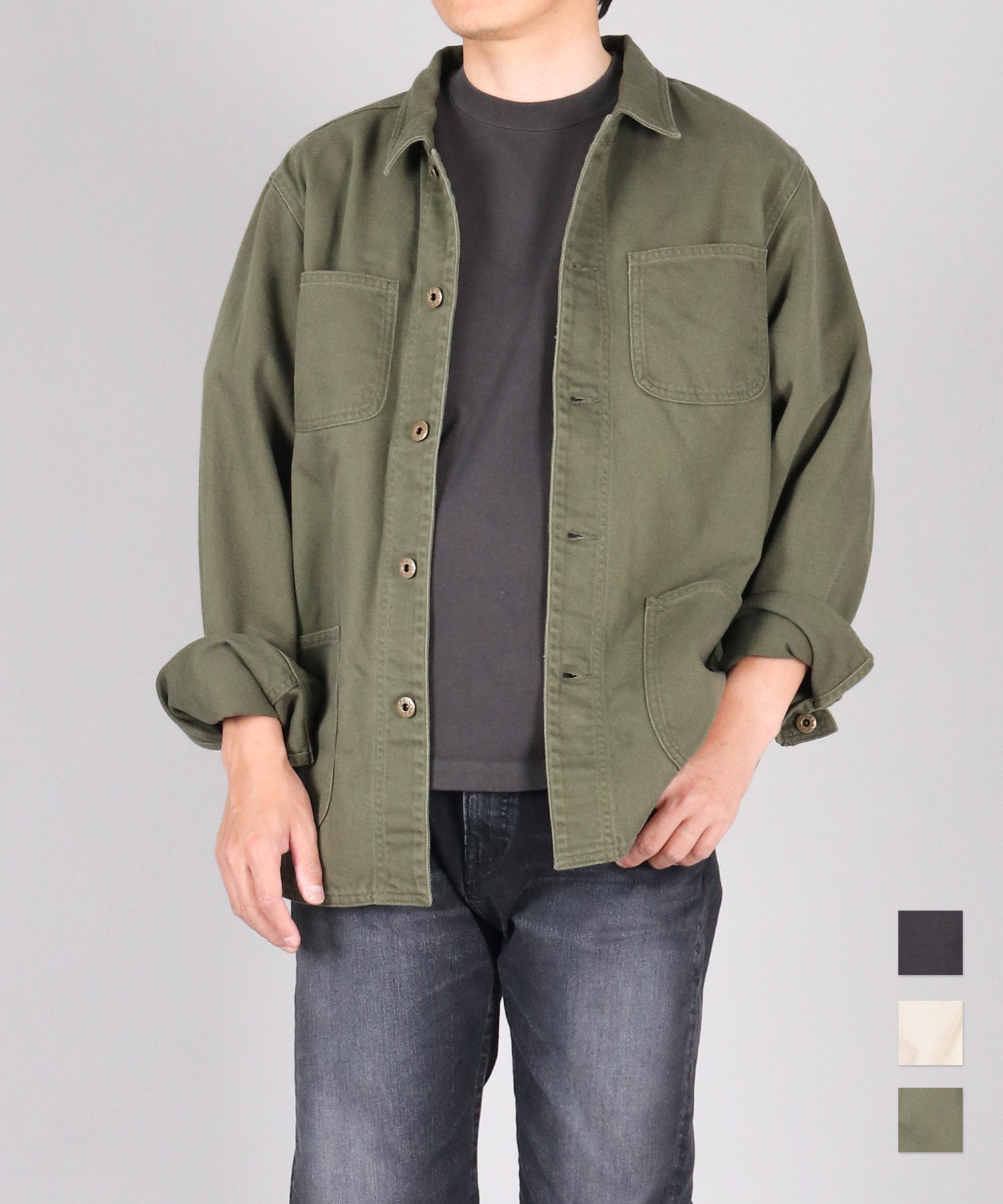 Cover All Jacket オーガニックドリル