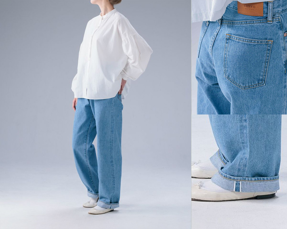 STRAIGHT JEANS VW
12ozセルヴィッチデニム