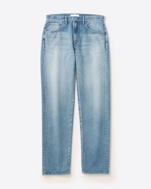 MEN｜Light Straight Jeans 9oz Medium Indigo